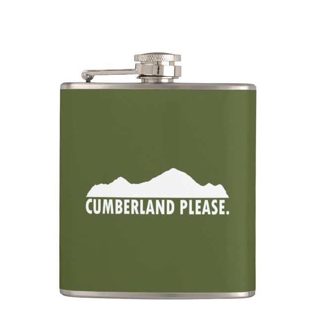 Cumberland Please Hip Flask (Front)