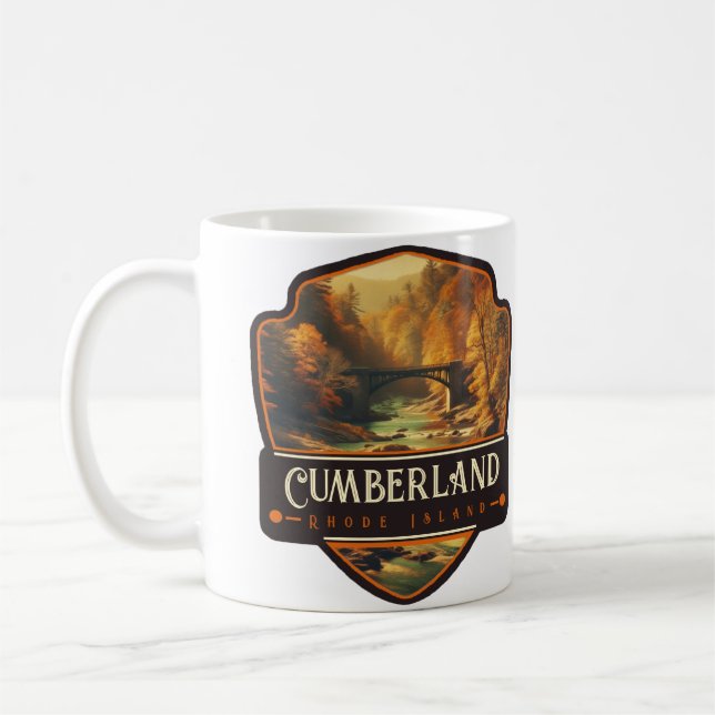 Cumberland, Rhode Island | Vintage Coffee Mug (Left)