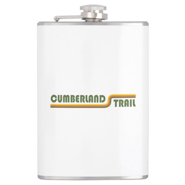 Cumberland Trail Tennessee Hip Flask (Front)