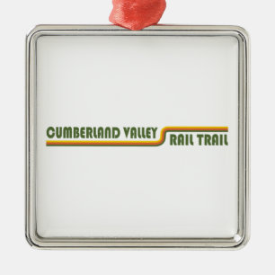 Cumberland Valley Rail Trail Metal Tree Decoration