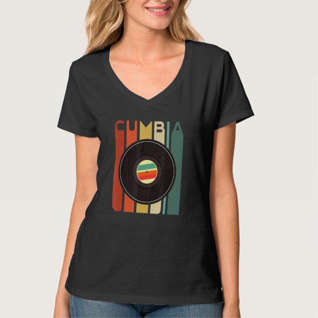 Cumbia Latina Latino Baile Dance Party Regalo Colo T-Shirt (Front)