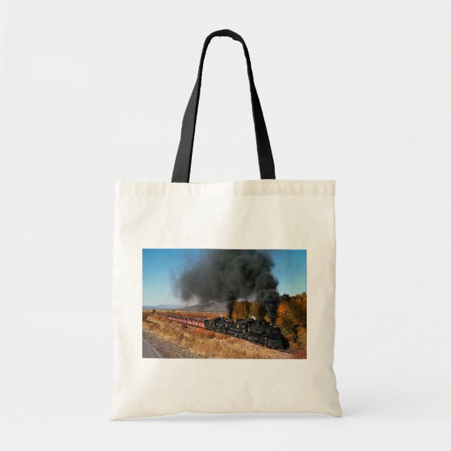 Cumbres and Toltec Railroad, No. 487 and No. 484, Tote Bag (Front)