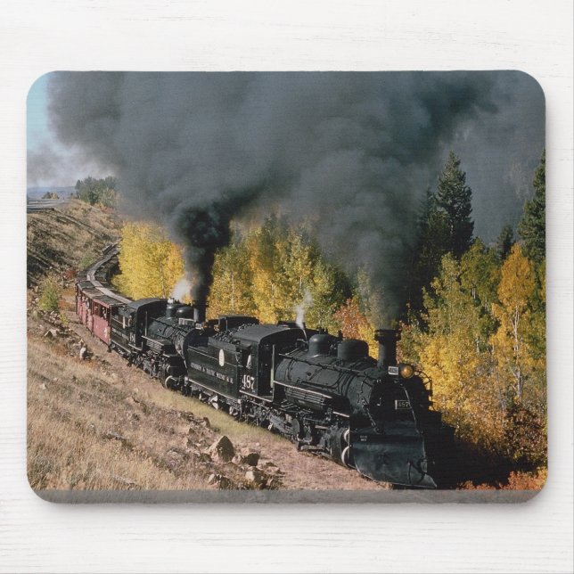 Cumbres and Toltec Railroad, No. 487 and No. 484m, Mouse Pad (Front)