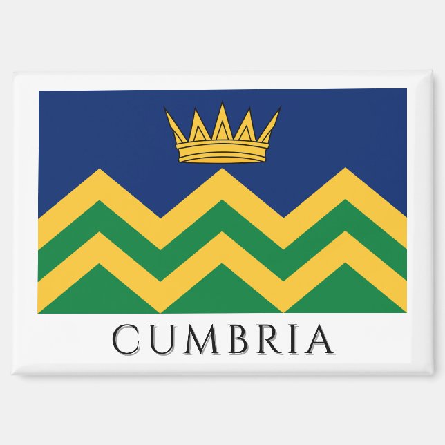 Cumbria flag (as of 2025) magnet (Front)