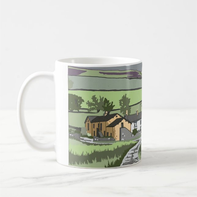 Cumbrian Farmhouse Mug (Left)