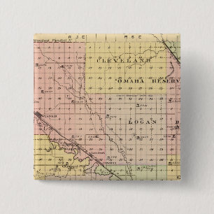 Cuming County, Nebraska 15 Cm Square Badge