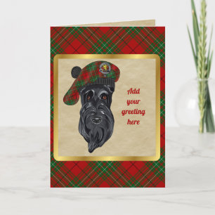 Cumming Badge & Tartan Personalised Card