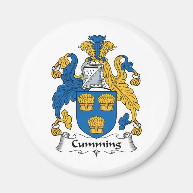 Cumming Family Crest Magnet (Front)