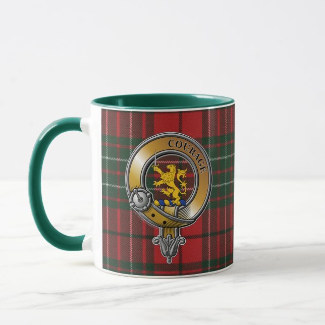 Cumming Tartan & Badge Mug (Left)
