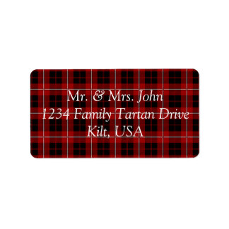 Cummingham Tartan Label