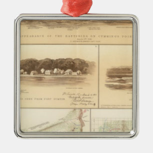 Cumming's Pt batteries and works Metal Tree Decoration