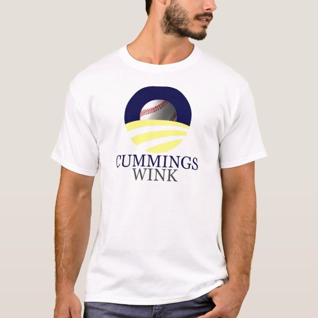 Cummings - Wink, "Change We Can Be... - Customised T-Shirt (Front)