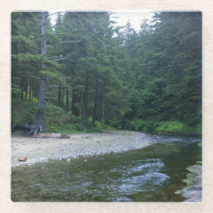 Cummins Creek at Neptune State Park, OR Glass Coaster