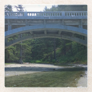 Cummins Creek at Neptune State Park, OR Glass Coaster