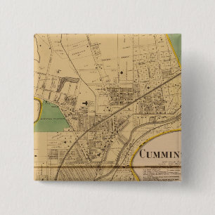 Cumminsville, Ohio 15 Cm Square Badge