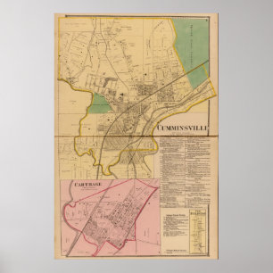 Cumminsville, Ohio Poster
