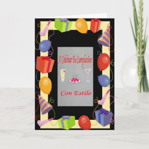 Cumpleaños con estilo card