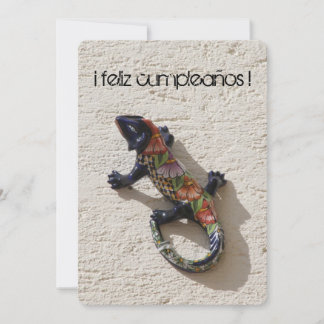 cumpleaños lizard card