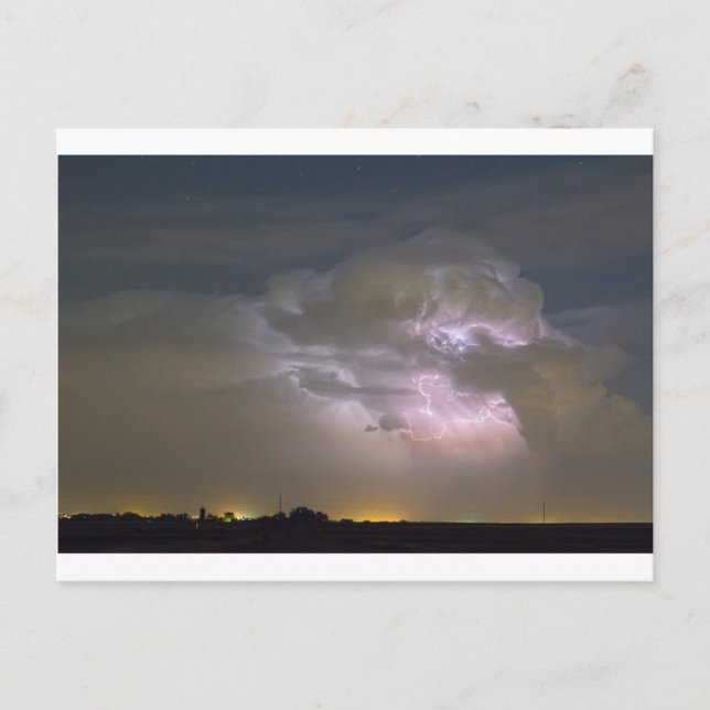 Cumulonimbus Cloud Explosion Postcard (Front)