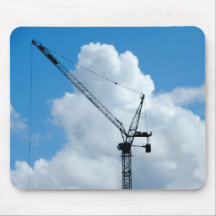 Cumulonimbus Crane Mouse Pad
