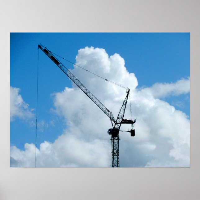 Cumulonimbus Crane Poster (Front)