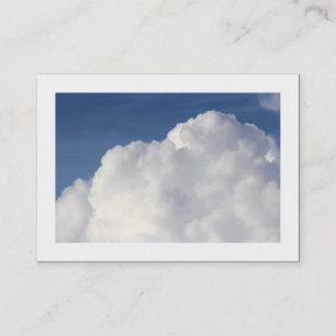 Cumulus Cloud (Bordered) Business Card