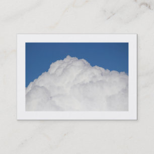 Cumulus Cloud (Bordered) Business Card
