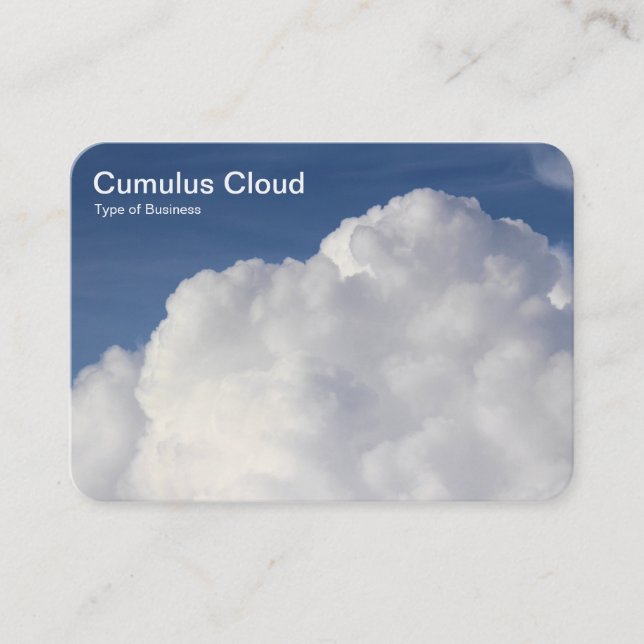 Cumulus Cloud Business Card (Front)