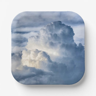 Cumulus Cloud Group Paper Plate