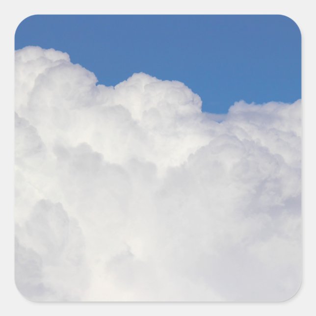 Cumulus Cloud II Square Sticker (Front)