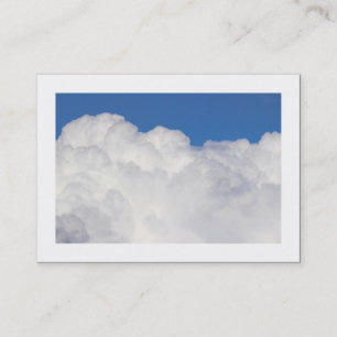 Cumulus Clouds (Bordered) Business Card