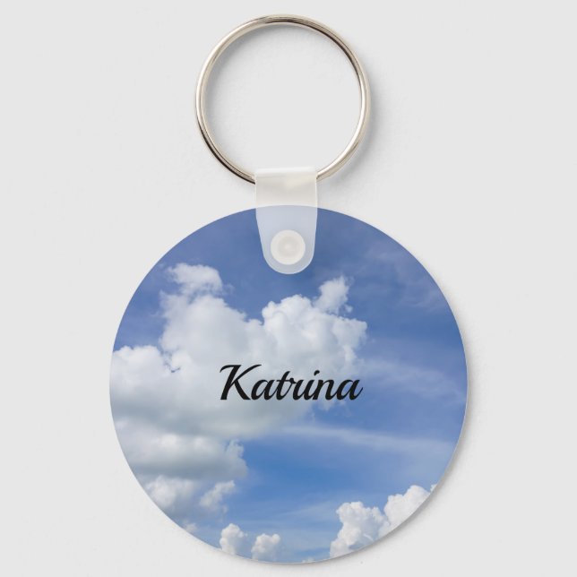 Cumulus Puffs Keychain (Front)