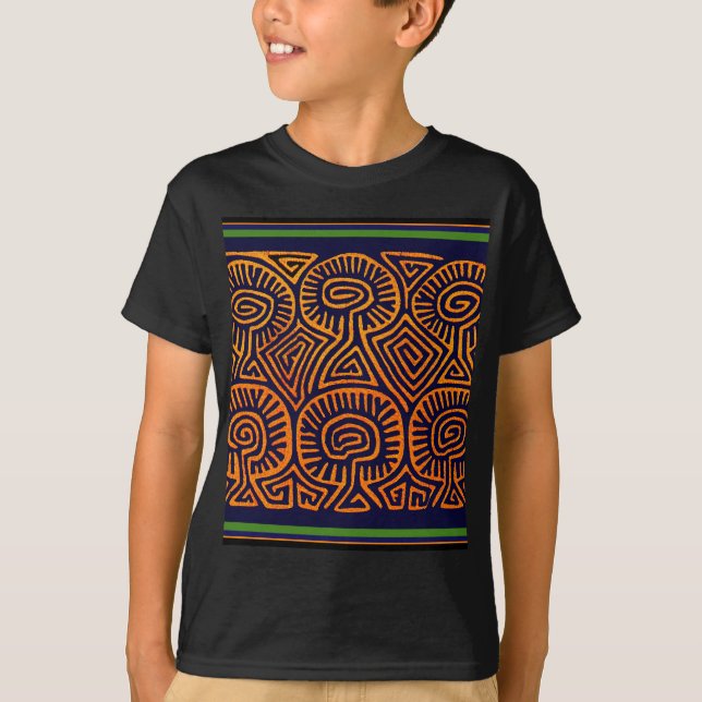 Cuna Indian Mushroom Demons T-Shirt (Front)