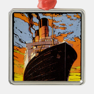 Cunard Europe-America Metal Tree Decoration