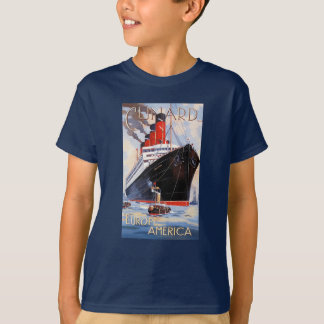 CUNARD OCEAN LINER AQUITANIA T-Shirt