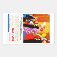 Cunard Queen's Party Ad