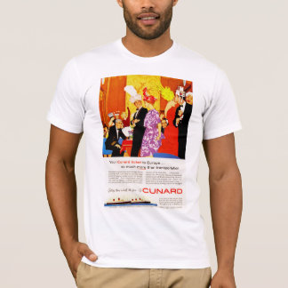 Cunard Queen's Party Ad T-Shirt
