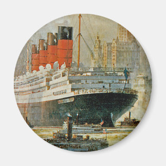Cunarder at New York Magnet
