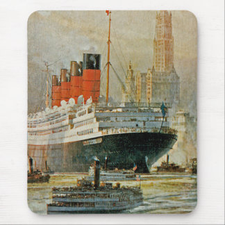 Cunarder at New York Mouse Pad