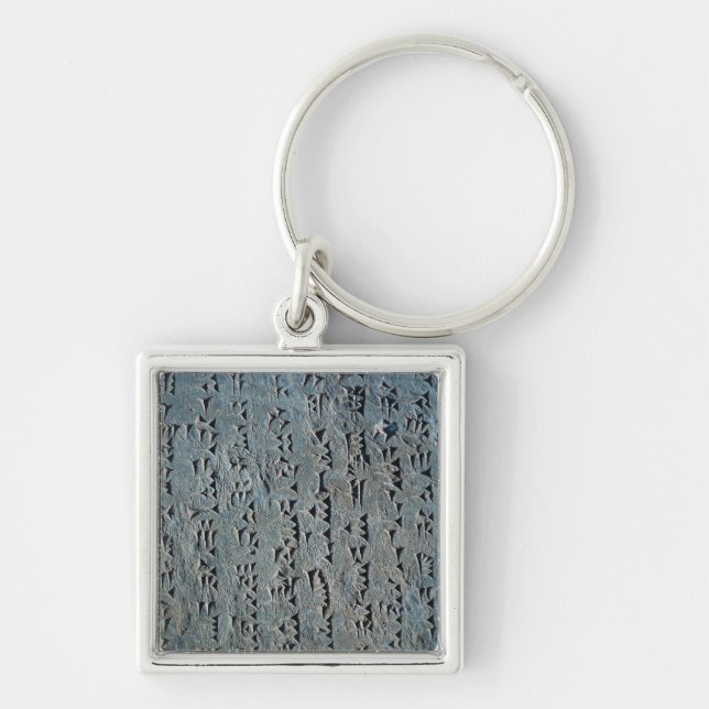Cuneiform script key ring (Front)