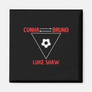 Cunha, Bruno, Cunha, Bruno, Luke Shaw Cunha Soccer Magnet
