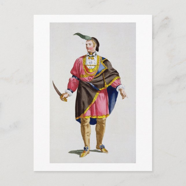 Cunne Shote, Chief of the Cherokees, 1780 (coloure Postcard (Front)