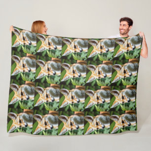 Cunning Fennec Fox, Fleece Blanket