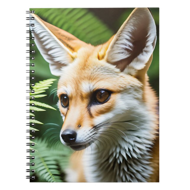 Cunning Fennec Fox, Notebook (Front)