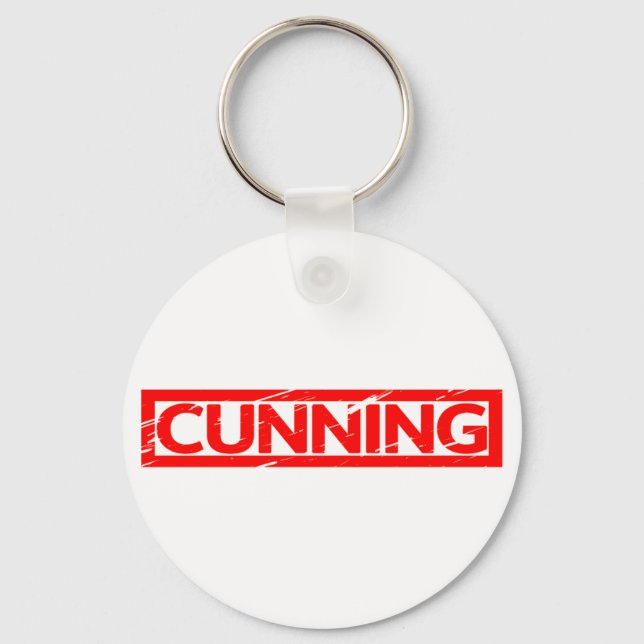 Cunning Stamp Key Ring (Front)