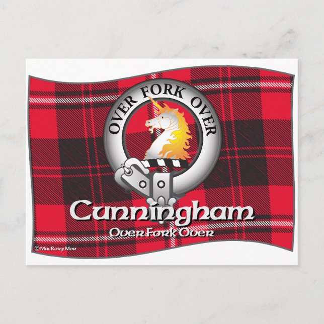 Cunningham Clan Postcard (Front)