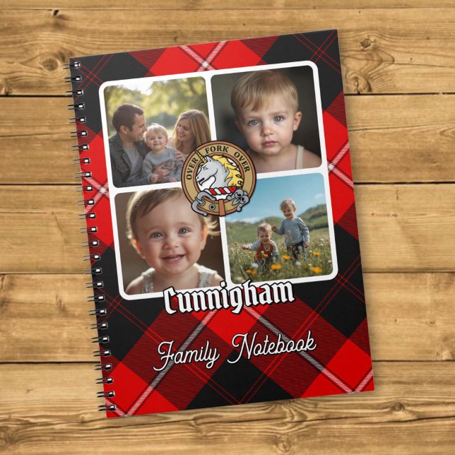 Cunningham Family Photo Collage Notebook (Creator Uploaded)