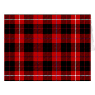 Cunningham Tartan Red Black Plaid