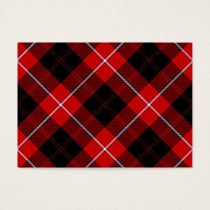 Cunningham Tartan Red Black Plaid