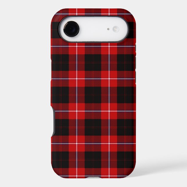 Cunningham Tartan Red Black Plaid (Back)
